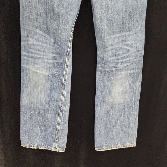 American Eagle Outfitters Distressed Original Bootcut Mens Jeans 30/32 Fit 33/32 - Picture 8 of 16